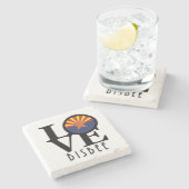 LOVE Bisbeeアリゾナ ストーンコースター (横)