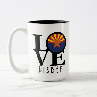 LOVE Bisbee Arizona 15oz ツートーンマグカップ