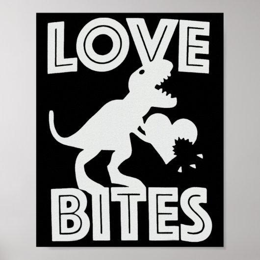 Love Bites Dinosaur Valentine  ポスター (正面)
