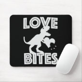 Love Bites Dinosaur Valentine  マウスパッド (マウス)