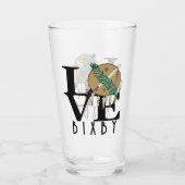 LOVE Bixby Oklahoma タンブラーグラス (裏面)