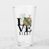 LOVE Bixby Oklahoma タンブラーグラス (正面)