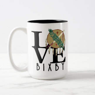 LOVE Bixby Oklahoma 15oz ツートーンマグカップ