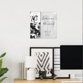 Love Black and Whiteの写真ポスター ポスター