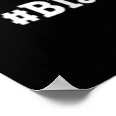 LOVE Black History Monthアフリカの地図 ポスター (角)