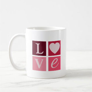 LOVE Block Heart Mug コーヒーマグカップ