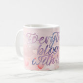 Love Blooms Pastel Heart Mug コーヒーマグカップ (正面左)