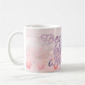 Love Blooms Pastel Heart Mug コーヒーマグカップ (左)