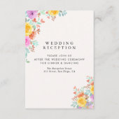 Love Blossoms in Spring Wedding エンクロージャーカード (正面)