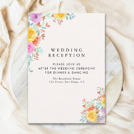 Love Blossoms in Spring Wedding エンクロージャーカード