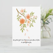 Love blossoms like spring petals. 招待状 (スタンド正面)