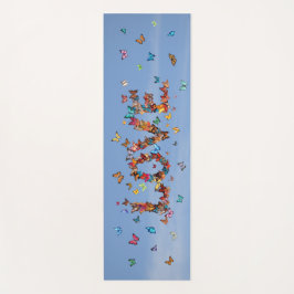LOVE Blue Sky Butterflies | Inspirational Hope Joy ヨガマット