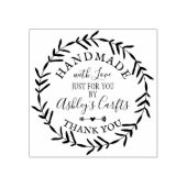 Love boho rustic手作りありがとう ラバースタンプ (インプリント)