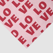 Love Bold Typography Pink & Red Gift 薄葉紙 (詳細)