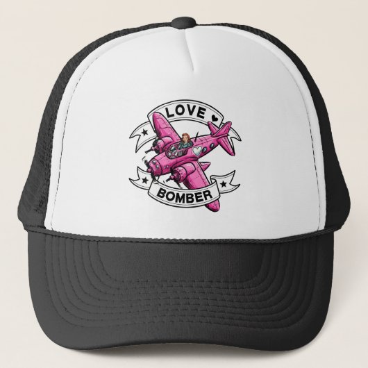 Love Bomber Pilot Pink キャップ (正面)