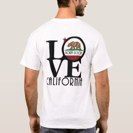 LOVE Bonny Doon California (バックプリント) Tシャツ