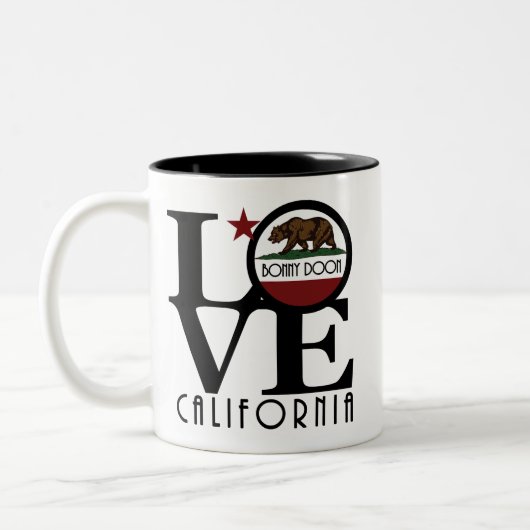 LOVE Bonny Doon California 11oz ツートーンマグカップ (左)