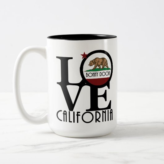 LOVE Bonny Doon California 15oz ツートーンマグカップ (左)