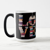 Love Books Black Morphing Mug モーフィングマグカップ (左)