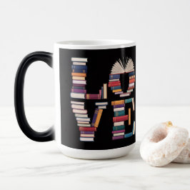 Love Books Black Morphing Mug モーフィングマグカップ