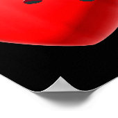 Love Bowling Ball Hearts Bowling Lover Valentine's ポスター (角)