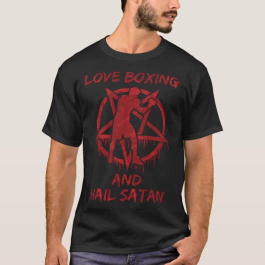 Love Boxing and Hail Satan Tシャツ (正面)