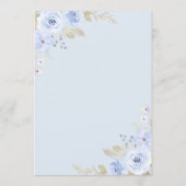 Love Brewing Tea Thank You Bridal Shower Wedding 招待状 (裏面)