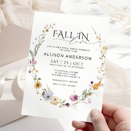 Love Bridalシャワー招待のミニマル秋 招待状