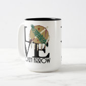 LOVE Broken Arrow Oklahoma 15oz ツートーンマグカップ (正面左)