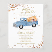 Love Budgetベビーシャワー招待状 チラシ (正面)