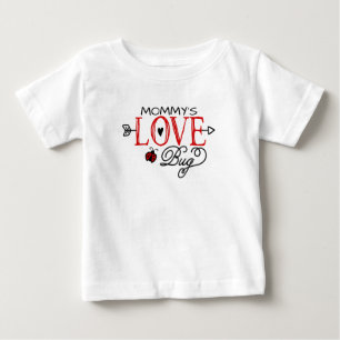 "Love Bug" -パーソナライズされた子供/ ベビーTシャツ