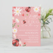 Love Bug Baby Shower Invitation 招待状 (スタンド正面)