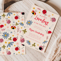 Love Bug Baby Shower Invitation | Insect Invite