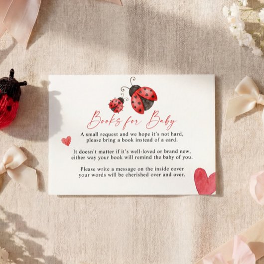 Love Bug Books for Baby Card エンクロージャーカード