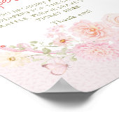 Love Bug Bow Girl Diaper Raffle ポスター (角)