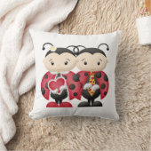 Love Bug Couple 1 - Pillow クッション (ブランケット)