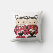 Love Bug Couple 1 - Pillow クッション (正面)