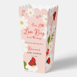 Love bug cute ladybug baby shower personalized フェイバーボックス