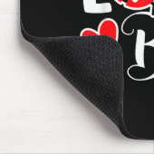 Love Bug Cute Valentine's Day Party Ladybug  マウスパッド (コーナー)