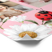 Love Bug Daisy First Year Photo Milestone Poster ポスター (角)