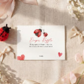 Love Bug Diaper Raffle エンクロージャーカード