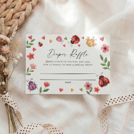 Love Bug Diaper Raffle Ticket   エンクロージャーカード