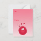 Love Bug Kids' Valentine's Day Card ノートカード (裏面)