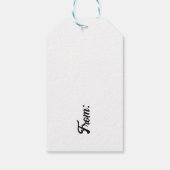 Love Bug Ladybug, Cute Cartoon Valentine’s Day ギフトタグ (裏面)