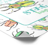 Love Bug Partyお願いありがとう ポスター (角)