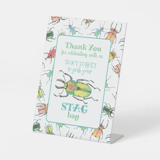 Love Bug Partyお願いありがとう 台座サイン (正面)