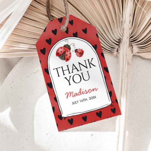 Love bug Thank You ギフトタグ