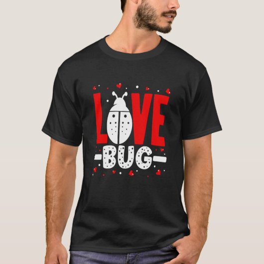 Love Bug Valentine's Day Good Luck Nature Date Cou Tシャツ (正面)