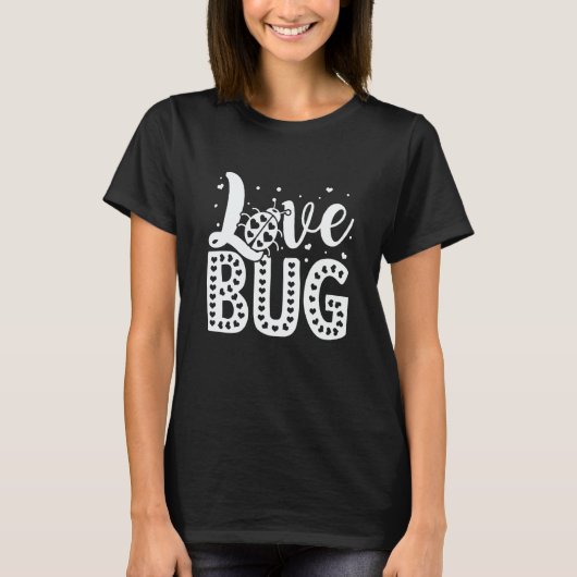 Love Bug Valentine's Day Good Luck Nature Date Cou Tシャツ (正面)