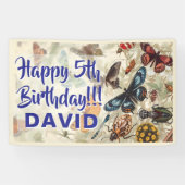 Love Bugs Birthday Party Insects Theme 横断幕 (横)